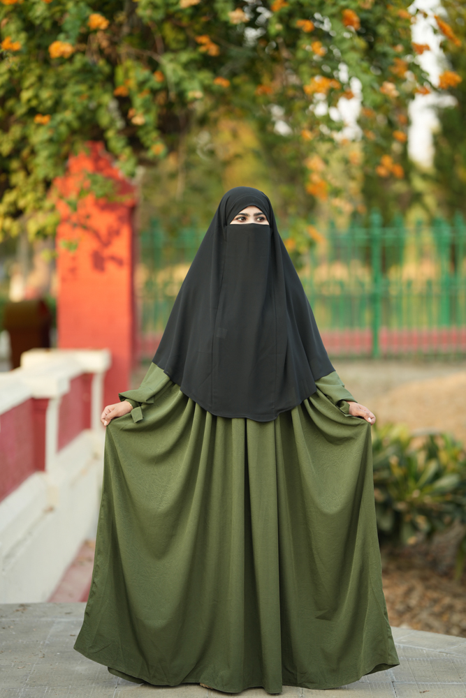 RUHANA ABAYA (LIGHT OLIVE)