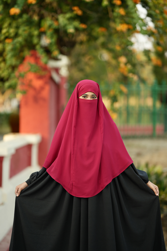 TWO LAYER READY HIJAB MAROON