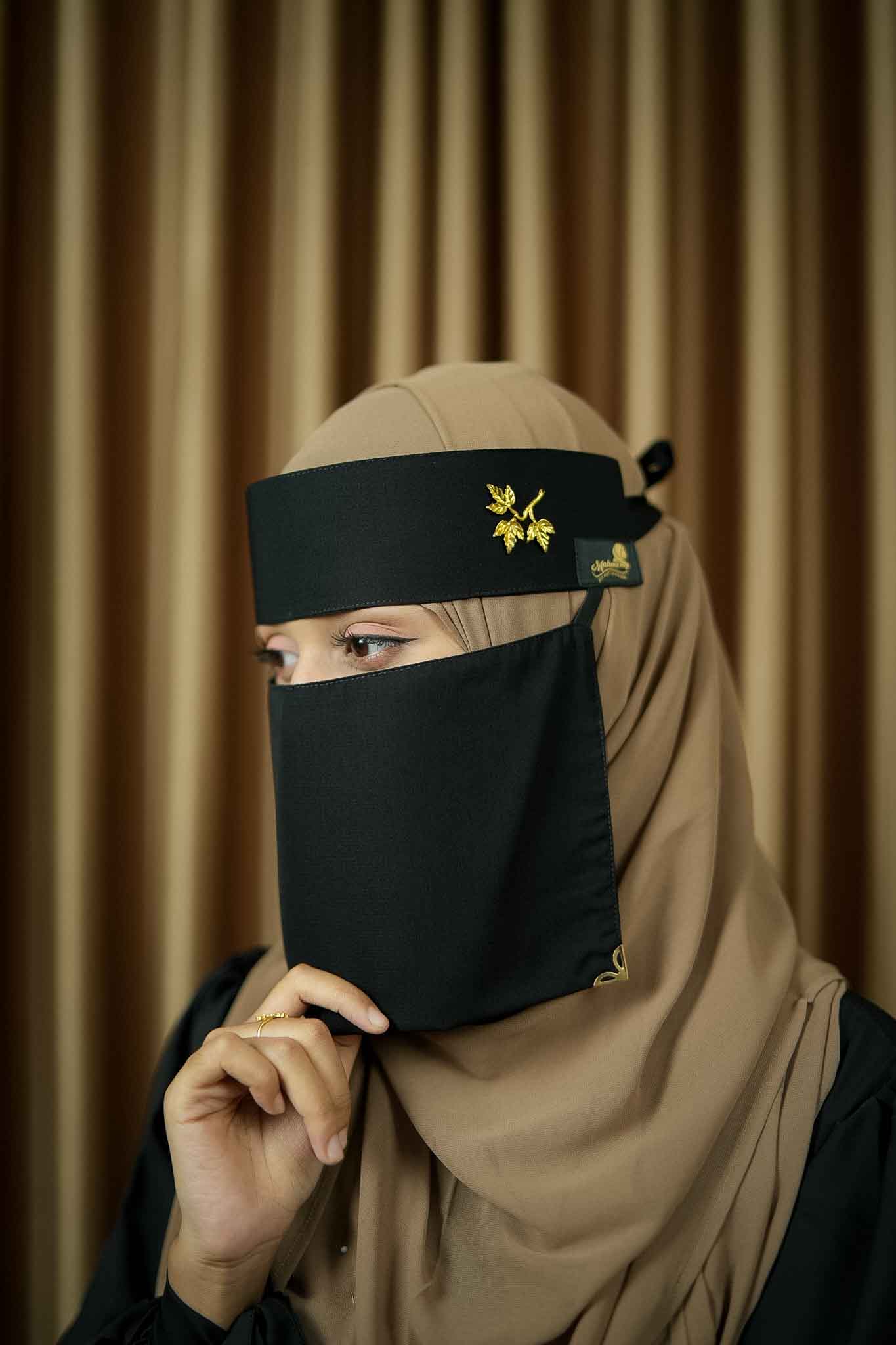 NIQAB METAL LEAF