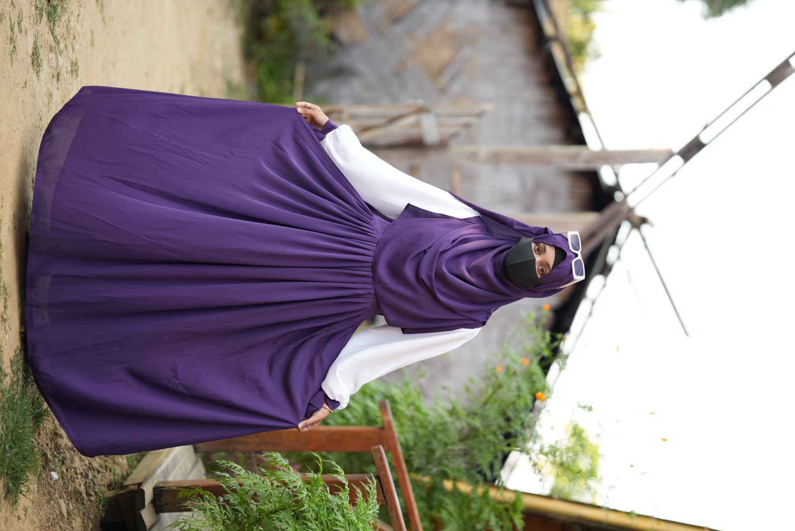 BELLA GOWN DEEP PURPEL