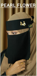 NIQAB PEARL FLOWER